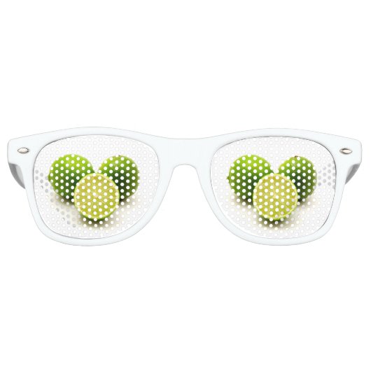 Lunettes De Fête Retro Lime perse (Devant)