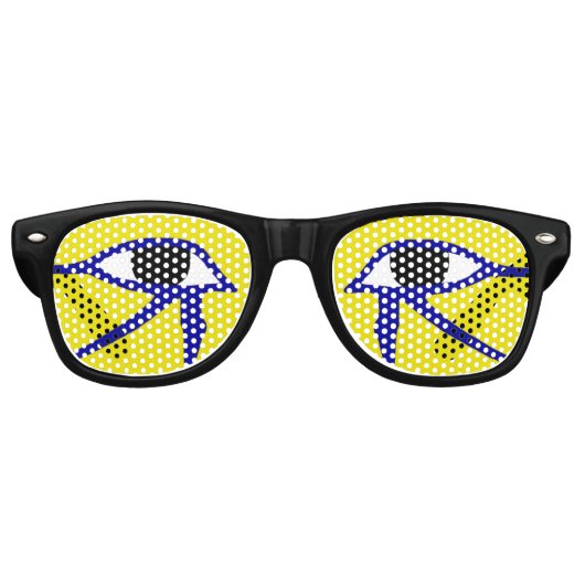 Lunettes De Fête Retro L'Œil d'Horus (Devant)