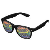 Lunettes De Fête Retro Logo NOVA Pride (Angulaire)
