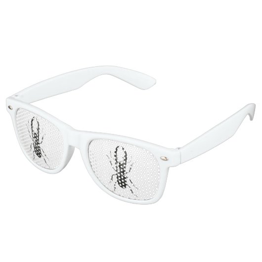 Lunettes De Fête Retro Lucanus Metallicus Beetle (Angulaire)