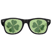 Lunettes De Fête Retro Lucky Man | Clover vert (Devant)