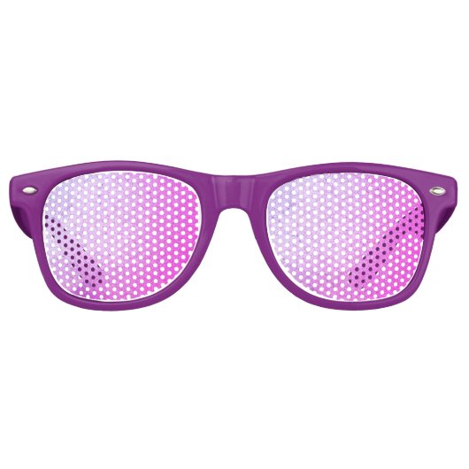 Lunettes De Fête Retro Luminosité pourpre (Devant)