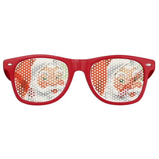 Lunettes De Fête Retro Lunettes Retro Père Noël (Devant)