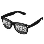 Lunettes De Fête Retro M. et Mme, nuances de mariage pour les jeunes mari (Angulaire)