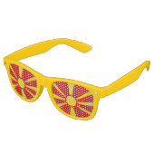 Lunettes De Fête Retro Macédoine du Nord (Angulaire)