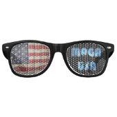 Lunettes De Fête Retro MAGA patriotique (Devant)