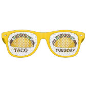 Lunettes De Fête Retro Mardi Taco Tex Mex Nourriture Mexicaine Cinco de M (Devant)