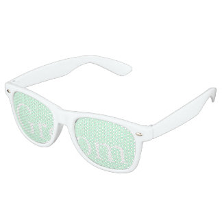 Lunettes De Fête Retro Mariage à la menthe verte Pastel