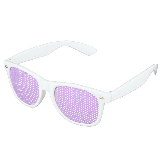 Lunettes De Fête Retro Mauve, code hexa violet pâle e0b0ff (Angulaire)
