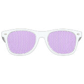 Lunettes De Fête Retro Mauve, code hexa violet pâle e0b0ff (Devant)