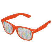 Lunettes De Fête Retro motif Abstrait (Angulaire)