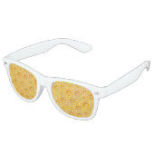Lunettes De Fête Retro Motif de fromage jaune (Angulaire)