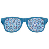 Lunettes De Fête Retro Motif des yeux mal grecs (Devant)