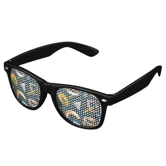 Lunettes De Fête Retro motif géométrique 3D (Angulaire)