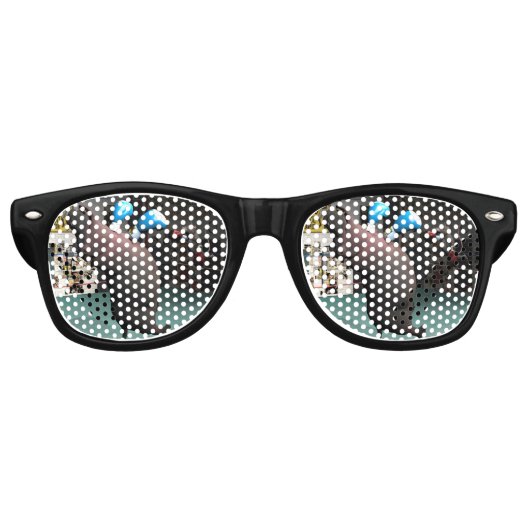 Lunettes De Fête Retro Mouse Beats Hippo KO (Devant)