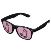 Lunettes De Fête Retro Musique Notes Retro Party Shades (Angulaire)