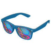 Lunettes De Fête Retro Neon Grafitti (Angulaire)