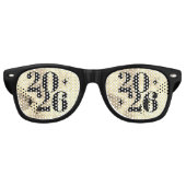 Lunettes De Fête Retro New Years Eve Party Gold (Devant)
