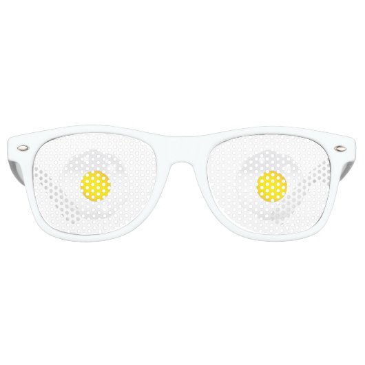 Lunettes De Fête Retro Oeuf frit (Devant)