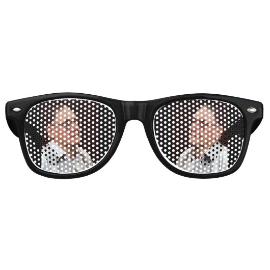 Lunettes De Fête Retro Oncle fou Johnny (Devant)