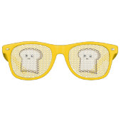 Lunettes De Fête Retro Pain Kawaii (Devant)