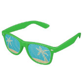 Lunettes De Fête Retro Palmier Tropical Beach Mariage Favoriser les lunet (Angulaire)