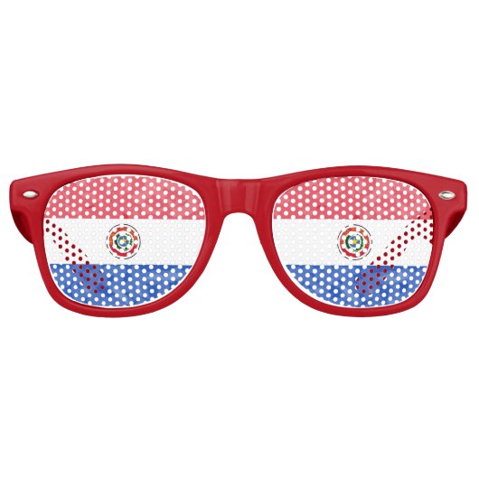 Lunettes De Fête Retro Paraguay (Devant)