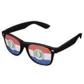 Lunettes De Fête Retro Paraguay (Angulaire)