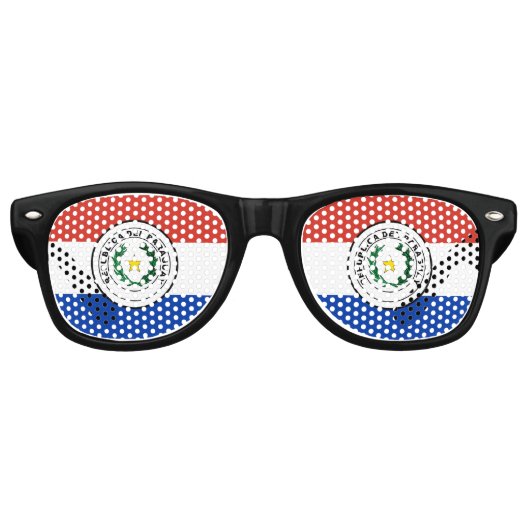 Lunettes De Fête Retro Paraguay (Devant)