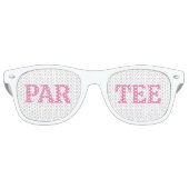 Lunettes De Fête Retro Parc-Tee Golf Pun Fun (Devant)