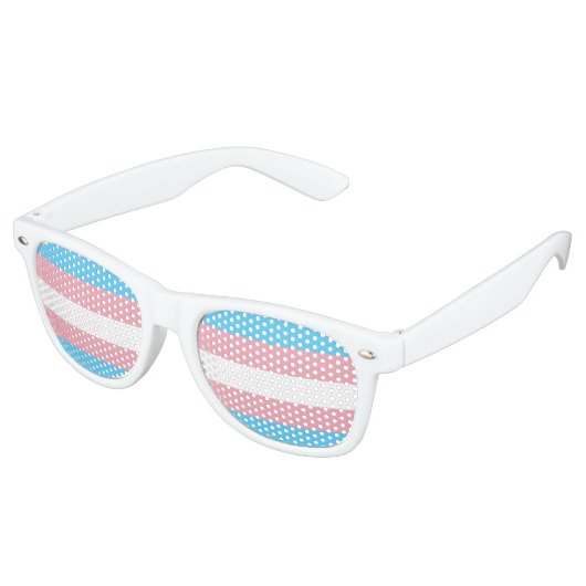 Lunettes De Fête Retro Parti de la fierté transgenre Shades (Angulaire)