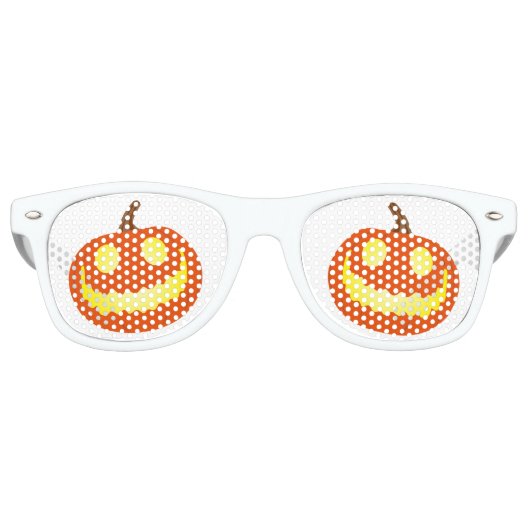 Lunettes De Fête Retro Parti de la petite fête Citrouille d'Halloween (Devant)
