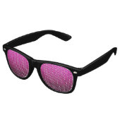 Lunettes De Fête Retro Parties scintillant rose chaud Magenta Neon 80s An (Angulaire)