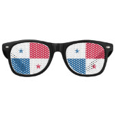 Lunettes De Fête Retro Pavillon Panama (Devant)