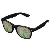 Lunettes De Fête Retro Peacock (Angulaire)