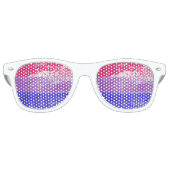 Lunettes De Fête Retro Peinture à fioritures bisexuelle (Devant)