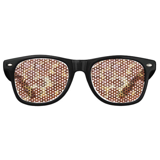 Lunettes De Fête Retro Pepperoni Pizza (Devant)