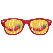 Lunettes De Fête Retro Piment (Devant)
