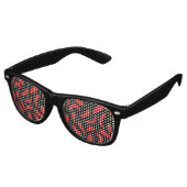 Lunettes De Fête Retro Piment de chili rouge chaud et épicé (Angulaire)