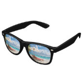 Lunettes De Fête Retro Plage incroyable (Angulaire)