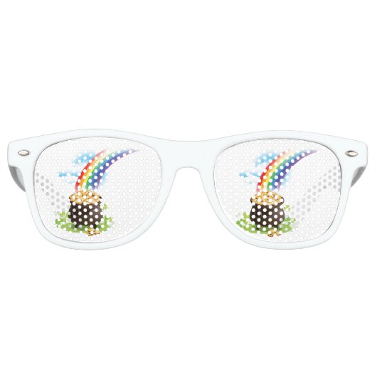 Lunettes De Fête Retro Pot d'or (Devant)