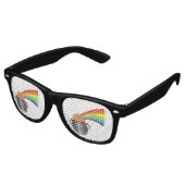 Lunettes De Fête Retro Pot o' Gold Rainbow St. Patrick's Day Party Favori (Angulaire)