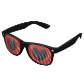 Lunettes De Fête Retro Puffy Heart (Angulaire)
