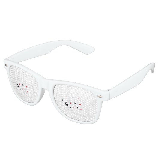 Lunettes De Fête Retro Quatre As (Angulaire)