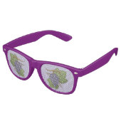 Lunettes De Fête Retro Raisins de Lilac (Angulaire)