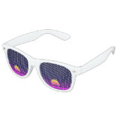 Lunettes De Fête Retro Retro 1980 synthwave lumineux néon lumières ville (Angulaire)
