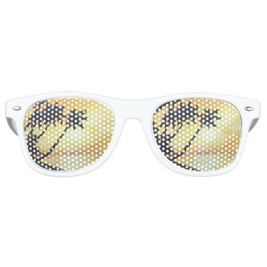 Lunettes De Fête Retro Rives d'or (Devant)