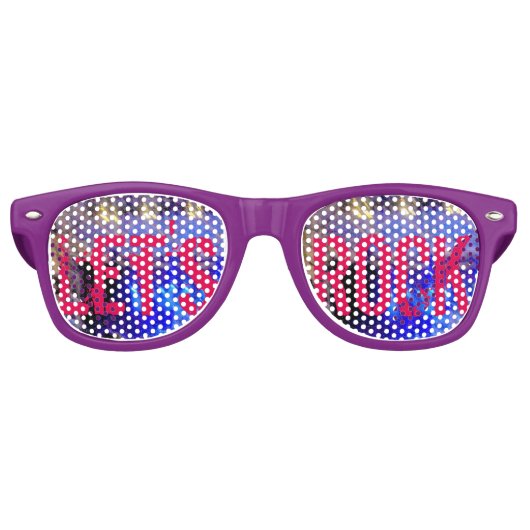 Lunettes De Fête Retro Rock (Devant)