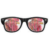 Lunettes De Fête Retro Rooster Face (Devant)