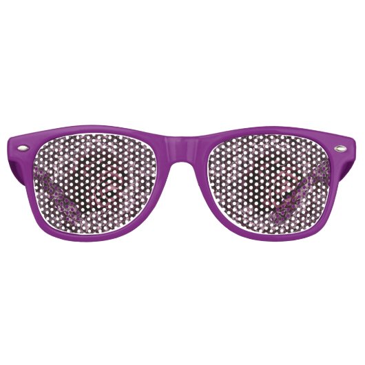 Lunettes De Fête Retro Rosace Mandala (Devant)